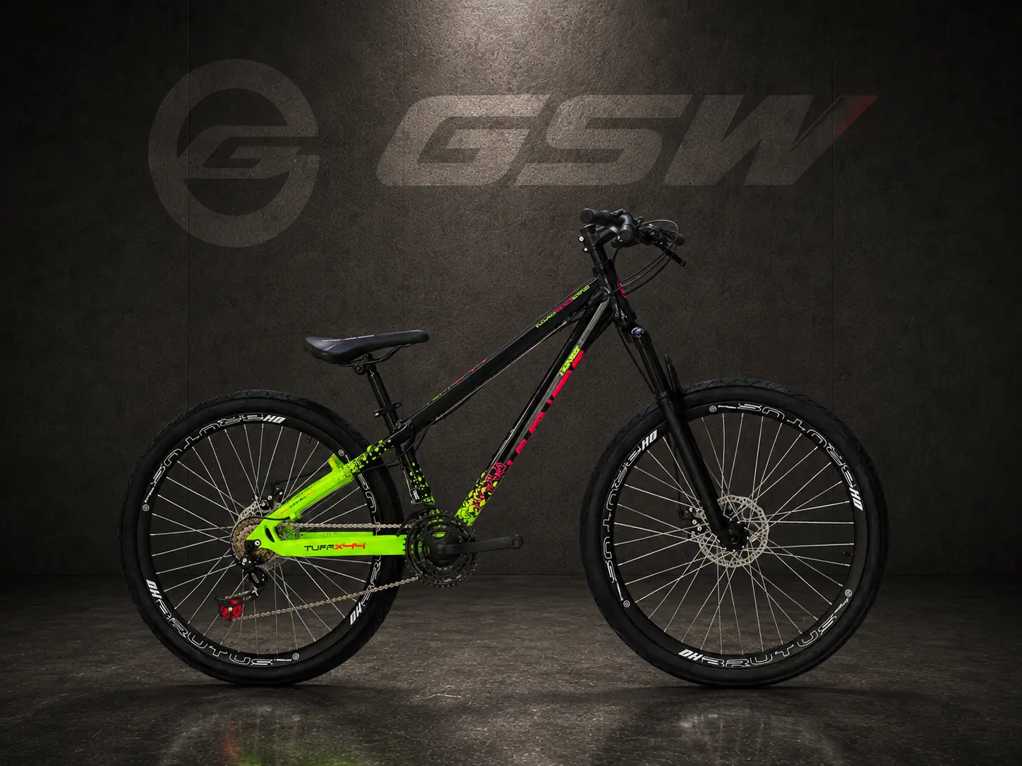 VikingX preta com verde neon