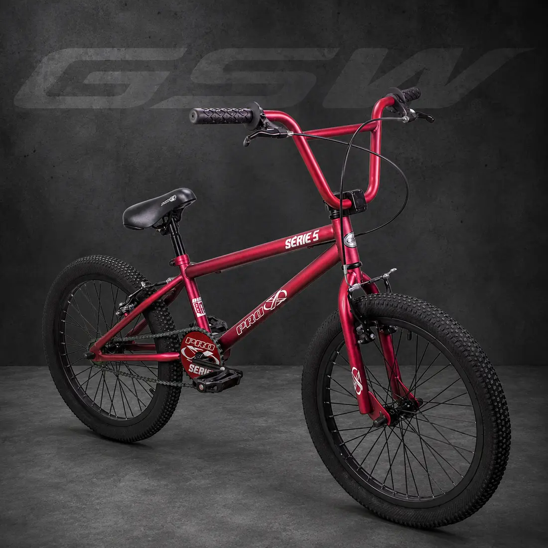 Bicicleta aro 20 PRO X Série 5 vermelha